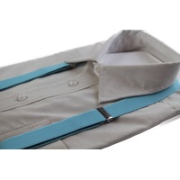 Boys Adjustable Baby Blue 65Cms Suspenders