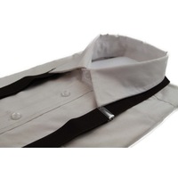 Boys Adjustable Dark Brown 65Cms Suspenders