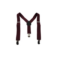 Boys Adjustable Plum 65Cms Suspenders