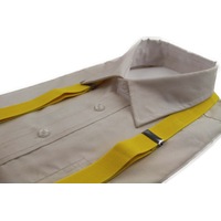 Boys Adjustable Yellow 65Cms Suspenders
