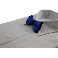 Boys Blue Two Tone Layer Bow Tie