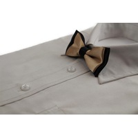 Boys Gold Two Tone Layer Bow Tie