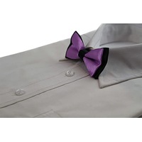 Boys Light Purple Two Tone Layer Bow Tie