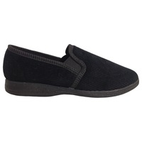 Grosby Blake 2 Slippers Mens Slipper Black Slip On Slippers