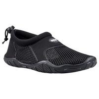 Lightning Bolt Mens Wave Black Athletic Reef Slip On Shoes
