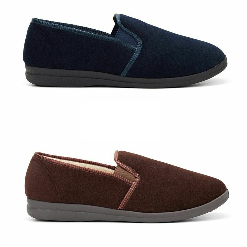 Buy Grosby Percy Slippers Mens Shoes Casual Slip On Moccasins Navy