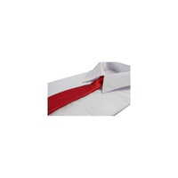 Kids Boys Red Elastic Plain Neck Tie