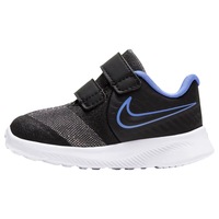 Kids Nike Girls Star Runner 2 Glitter Black/Black-Sapphire Toddler Shoes
