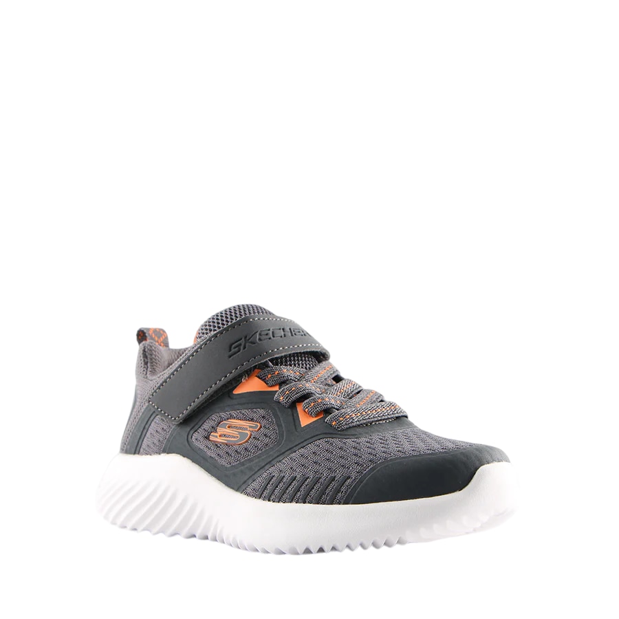 Buy Kids Skechers Bounder - Voltvor Charcoal Orange Boys Sneaker Shoes ...