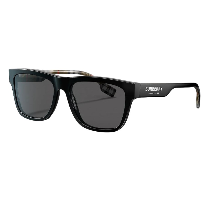 Buy mens burberry sunglasses be4293 black polar grey polarized sunnies
