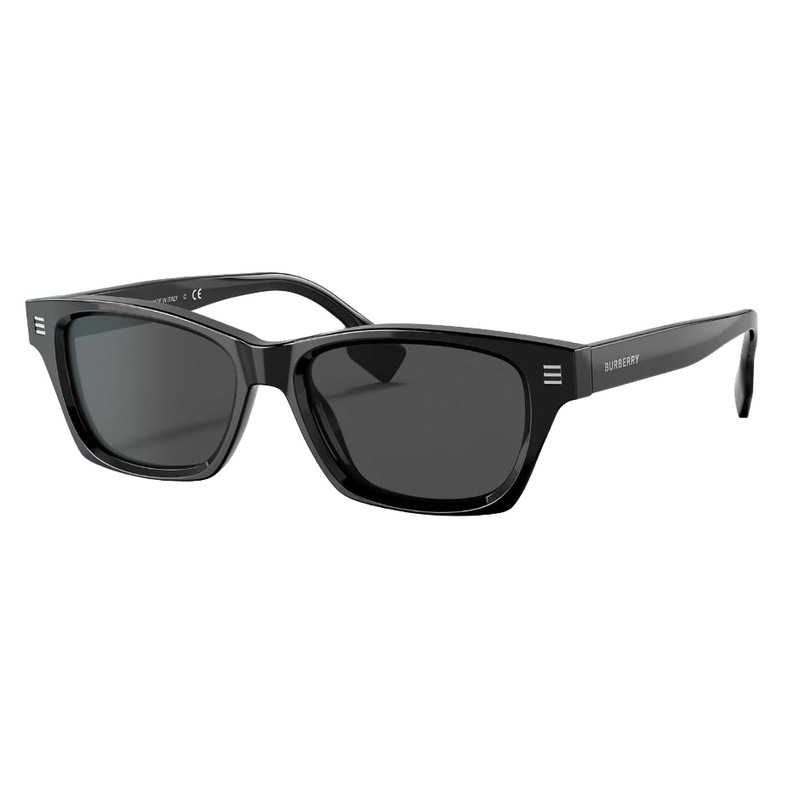 Buy Mens Burberry Sunglasses Be4357 Kennedy Black Dark Grey Sunnies Mydeal