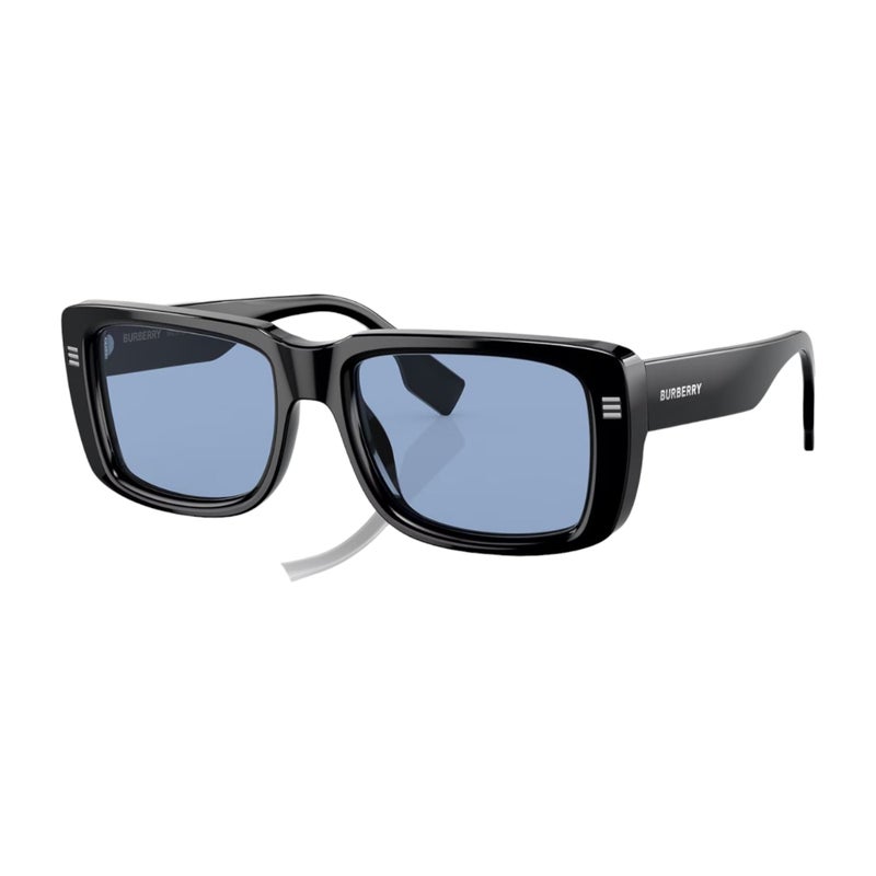 Buy Mens Burberry Sunglasses Jarvis Be 4376U Black/ Light Blue Sunnies ...
