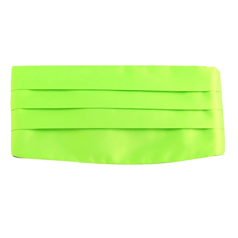 Buy Mens Fluro Green Adjustable Cummerbund - MyDeal