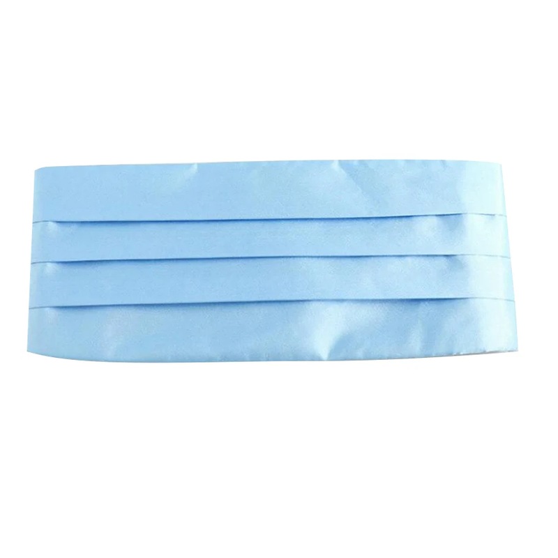 Buy Mens Light Blue Adjustable Cummerbund - MyDeal