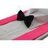 Buy Mens Pink 120Cm Extra Wide Suspenders & Black Bow Tie Set - MyDeal