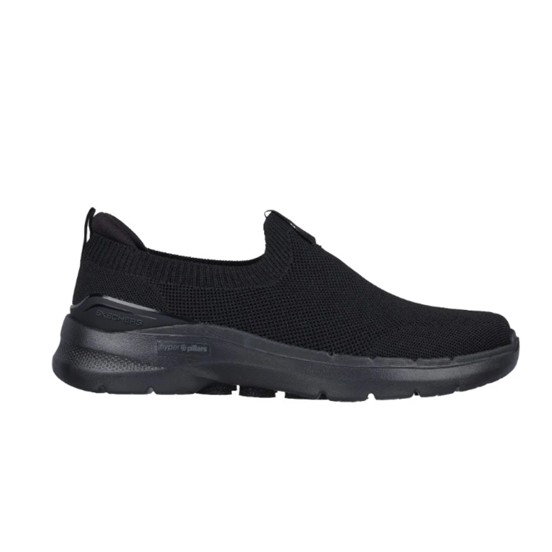 Buy Mens Skechers Gowalk 6 - Warnock Black/Black Walking Shoes - MyDeal