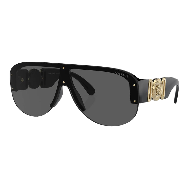 Buy Mens Versace Sunglasses Ve4391 Black/Dark Grey Sunnies - MyDeal