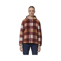 Womens Hard Yakka Check Zoodie Fleece Zip Up Hoodie Autumn