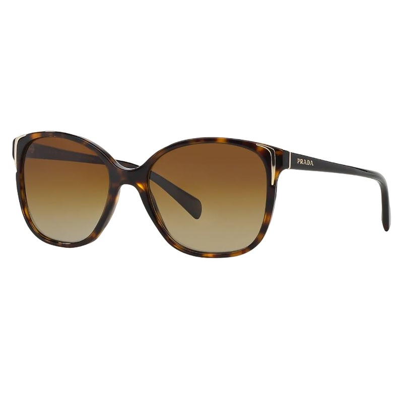 Buy Womens Polarised Prada Sunglasses Pr 01Os Conceptual Havana Brown ...