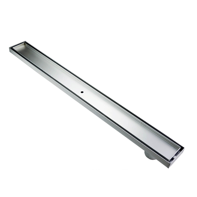 Buy 316 Stainless Steel 600/800/900/1000/1200mm Long Square Tile Insert Floor Drain Shower Grate