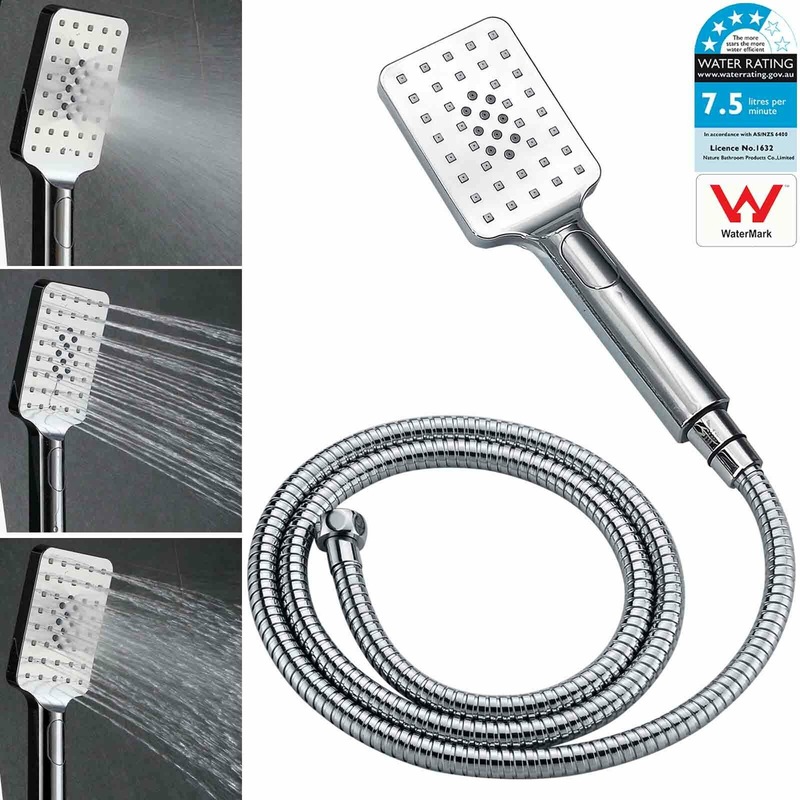 Bathroom 2in1 Chrome Square Bathtub Faucet Spout Handheld Shower Holder Diverter Buy Shower Sets 6941202210726