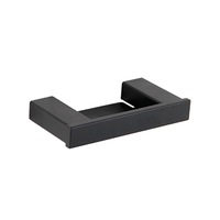 BLACK Square Soap dish Holder Stainless Steel Bathroom Accessories Wall Mounted