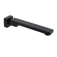 MATT BLACK Square Bath Tub Faucet Water Spout Outlet Basin Tapware 180?? Swivel