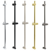 Round Strong Solid Brass 850mm Long Sliding Rail Bar Holder For Handheld Shower