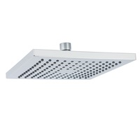 WELS 4 Star 7.5L/min 8" 200mm Square Plastic Bathroom Rainfall Shower Over Head