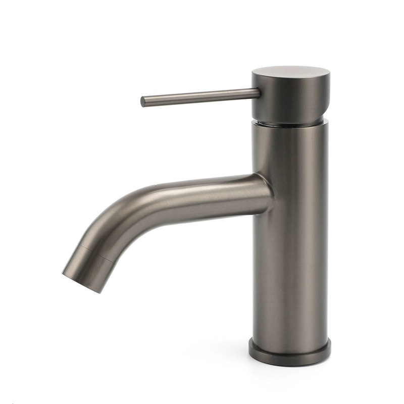 Buy WELS Gunmetal Grey Kitchen Laundry Round Basin Mixer Vanity Sink