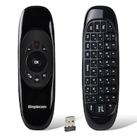 Rechargeable 2.4G Wireless Media Remote w/ Keyboard