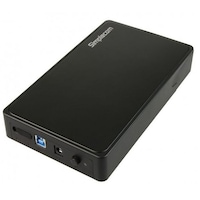 3.5in SATA to USB 3.0 Hard Drive Enclosure in Black
