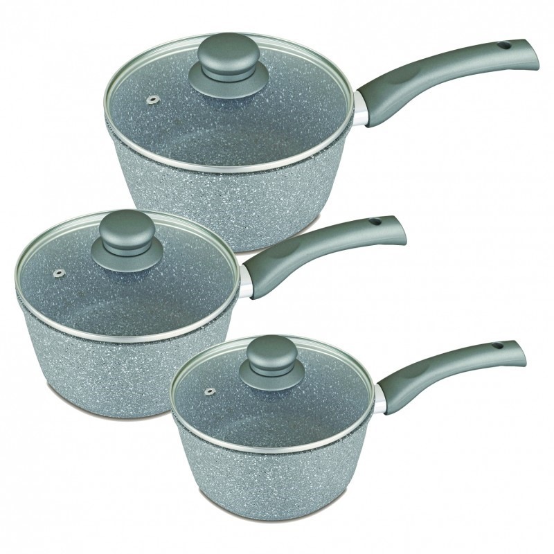 Buy 3pc NonStick Saucepan Set MyDeal