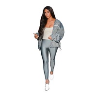 Kim Kardashian Style 80's Neon Coloured Leggings