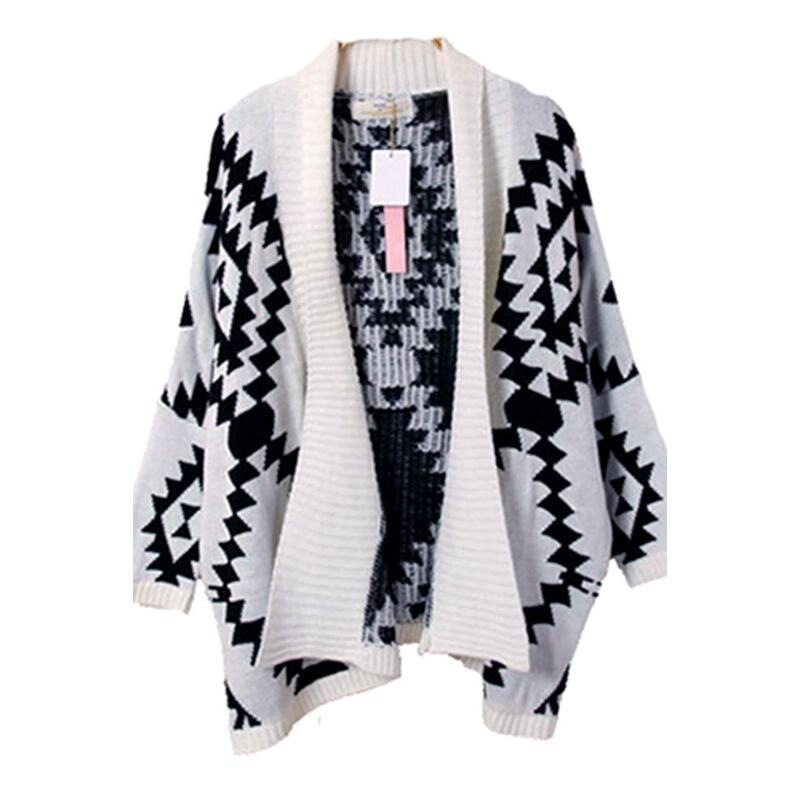 Buy Aztec Print Open Front Cardigan - MyDeal