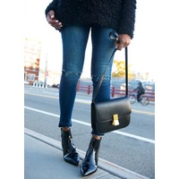 Chiara Buckle Square Mini Shoulder Bag