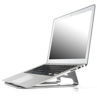 TODO Universal 11" - 15" Macbook Laptop Stand Aluminum Alloy Ergonomic Silver