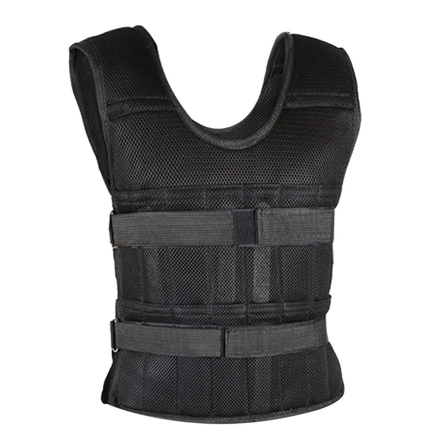 TODO 15kg Capacity Weight Vest Weighted Resistance Training VEST ONLY Load Bearing Running Gym