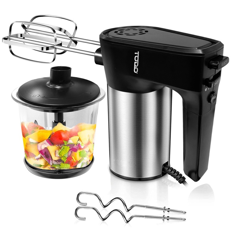Buy TODO 1L Multi Chopper Processor Hand Mixer Beater 300W Glass Bowl