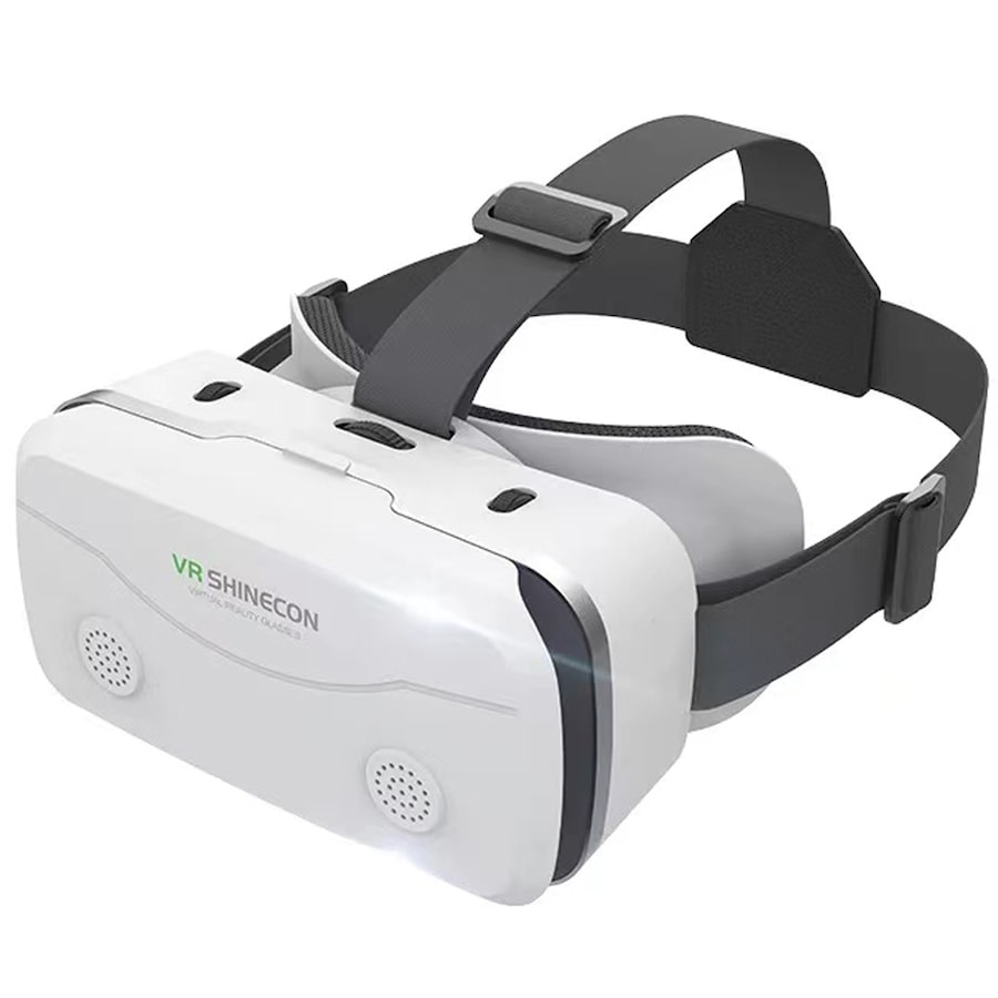 TODO 3D VR Box Glasses Virtual Reality Headset 4.7"- 7.2" Phone VR Headset - White