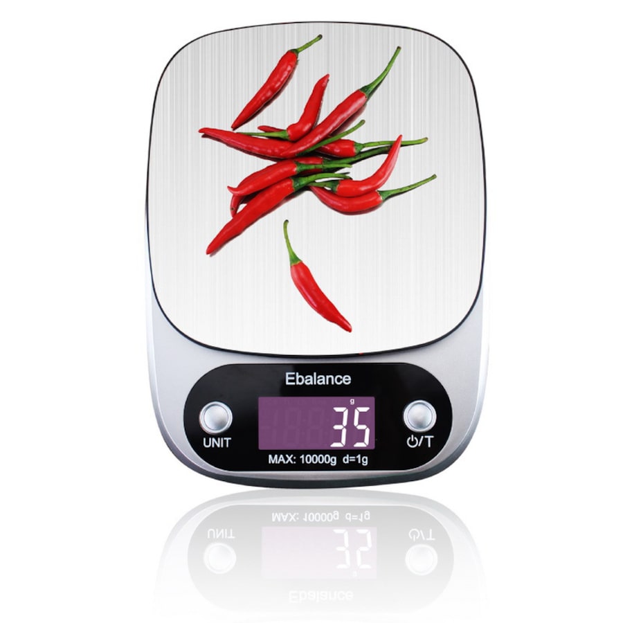 3Kg Stainless Steel Kitchen Scale Backlit Lcd Display 0.1G Graduation Jewelry Platform