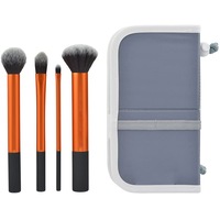 4 Pc Coverage Makeup Brushes With Case