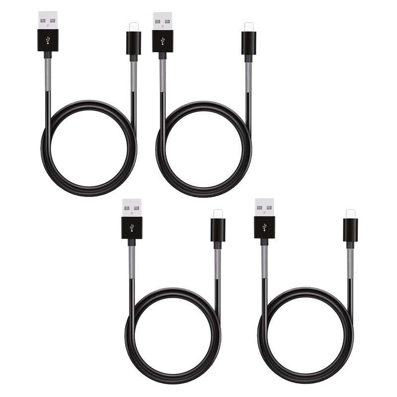 Buy 4Pc 1M Usb Data Charge Cable Lightning Pin Connector For Apple