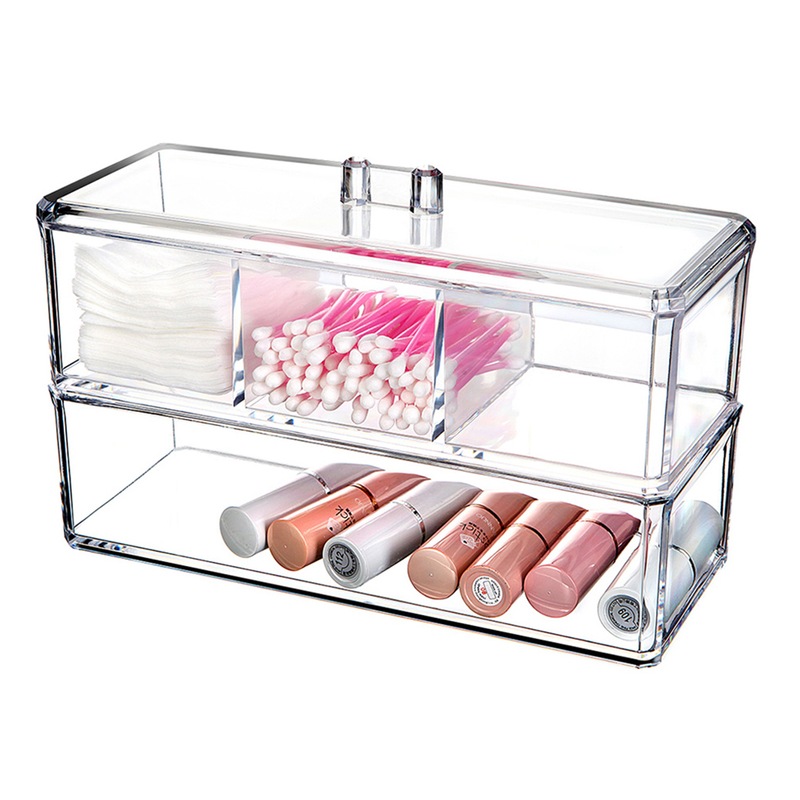 Buy Acrylic Makeup Organizer Container 5Mm Clear Acrylic Cosmetic Box