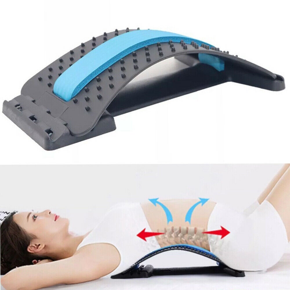 TODO Back Stretcher Lumbar Spine Support 3 Level Acupuncture Massage Chiro Relief Exercise