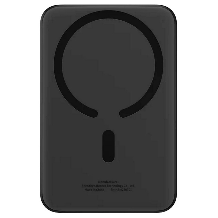 Baseus Magnetic Mini Air Wireless Fast Charge Power Bank 6000mAh 20W - Black