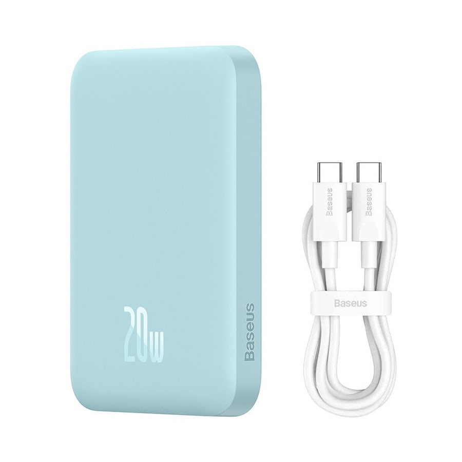 Baseus Magnetic Mini Air Wireless Fast Charge Power Bank 6000mAh 20W - Galaxy Blue