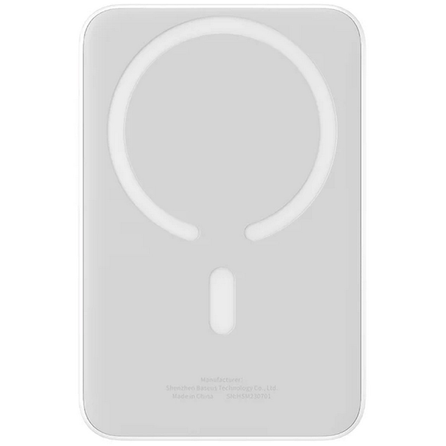 Baseus Magnetic Mini Air Wireless Fast Charge Power Bank 6000mAh 20W - White