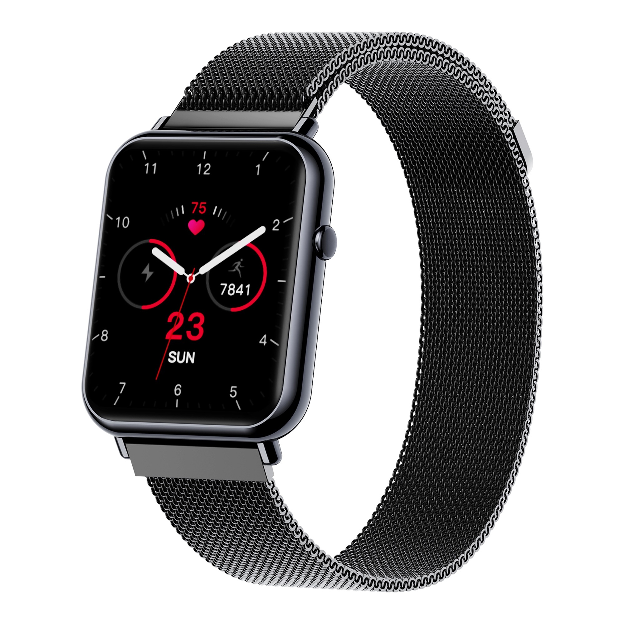 Bluetooth Smart Watch 1.69″ 2.5D Touch Screen Call Heart Rate Blood Pressure BT