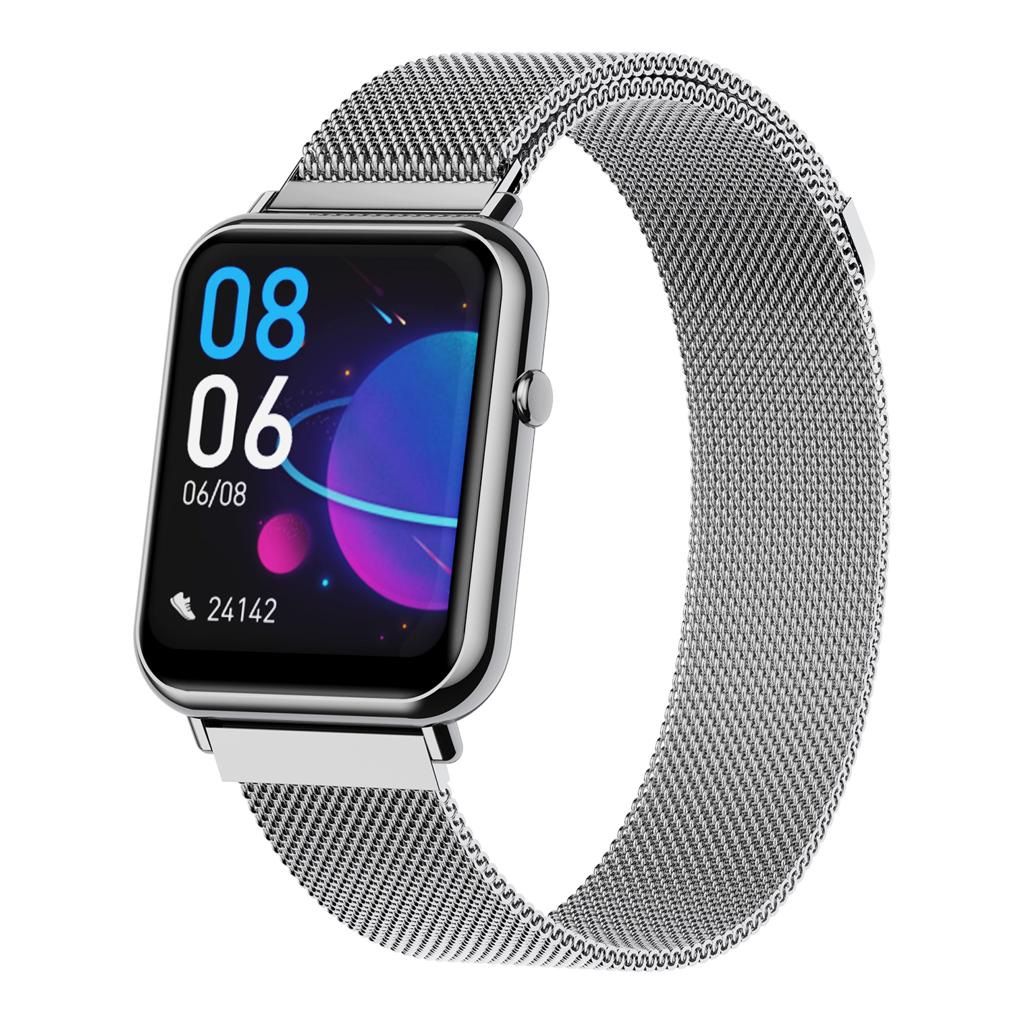 Bluetooth Smart Watch 1.69" 2.5D Touch Screen Call Heart Rate Blood Pressure BT